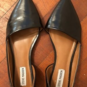 Steve Madden Black D'orsay Flats